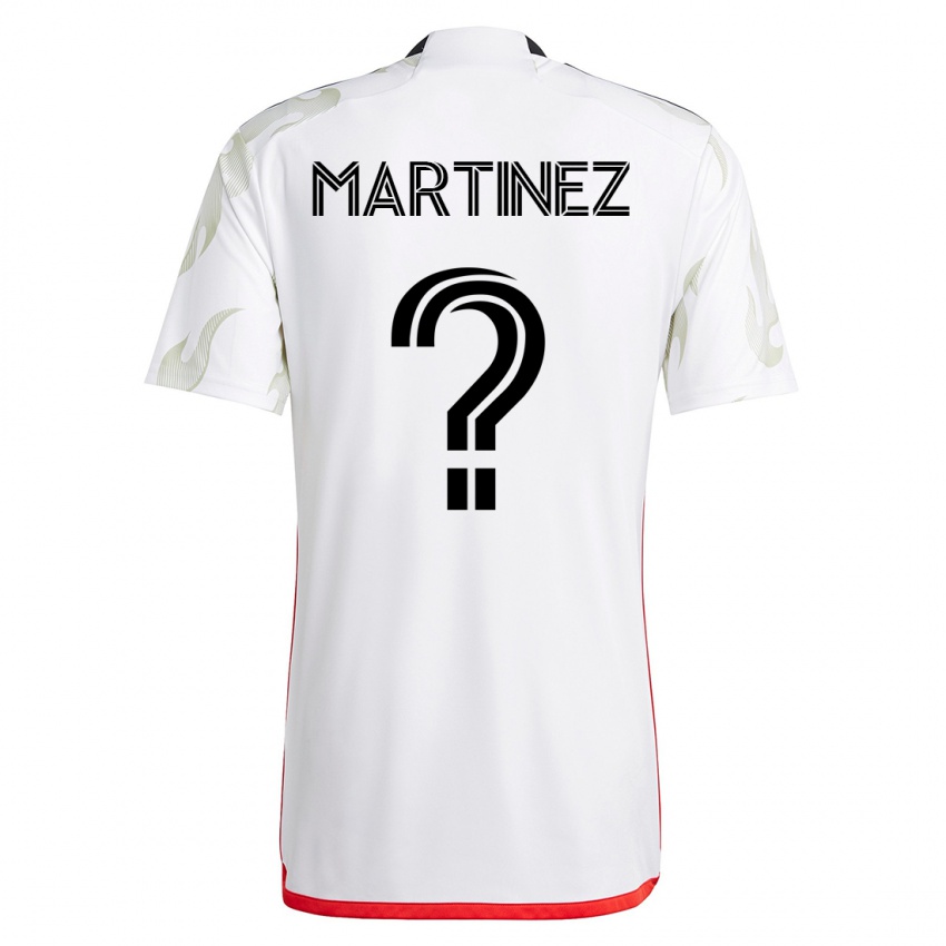 Herren Jonathan Martinez #0 Weiß Auswärtstrikot Trikot 2023/24 T-Shirt