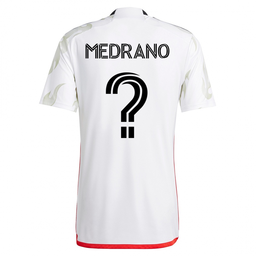 Herren Gael Medrano #0 Weiß Auswärtstrikot Trikot 2023/24 T-Shirt