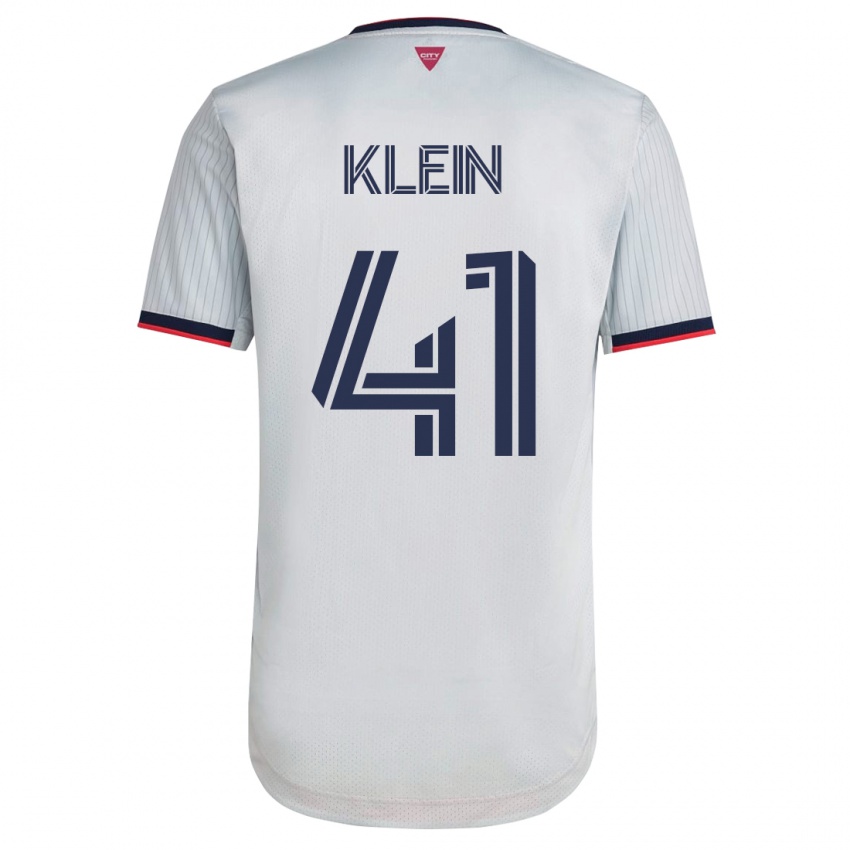 Herren Johnny Klein #41 Weiß Auswärtstrikot Trikot 2023/24 T-Shirt