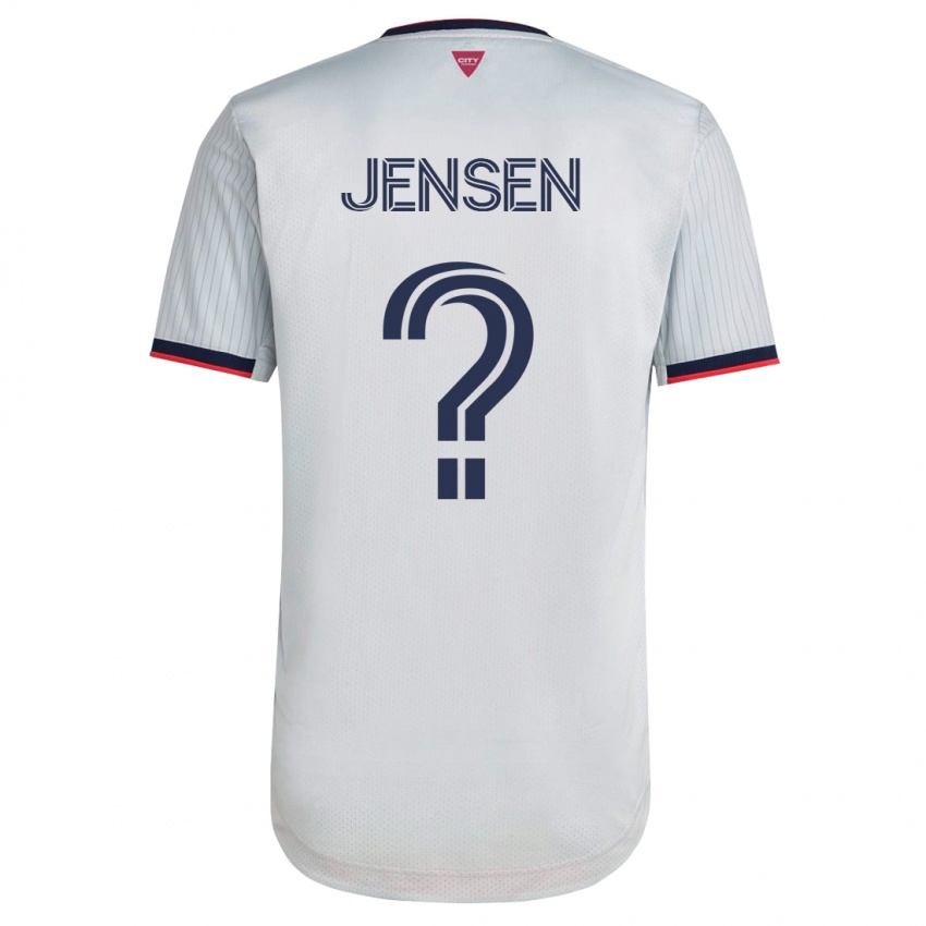 Herren Isak Jensen #0 Weiß Auswärtstrikot Trikot 2023/24 T-Shirt
