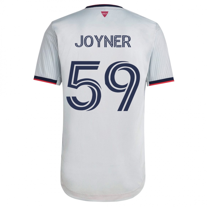 Herren Mykhi Joyner #59 Weiß Auswärtstrikot Trikot 2023/24 T-Shirt