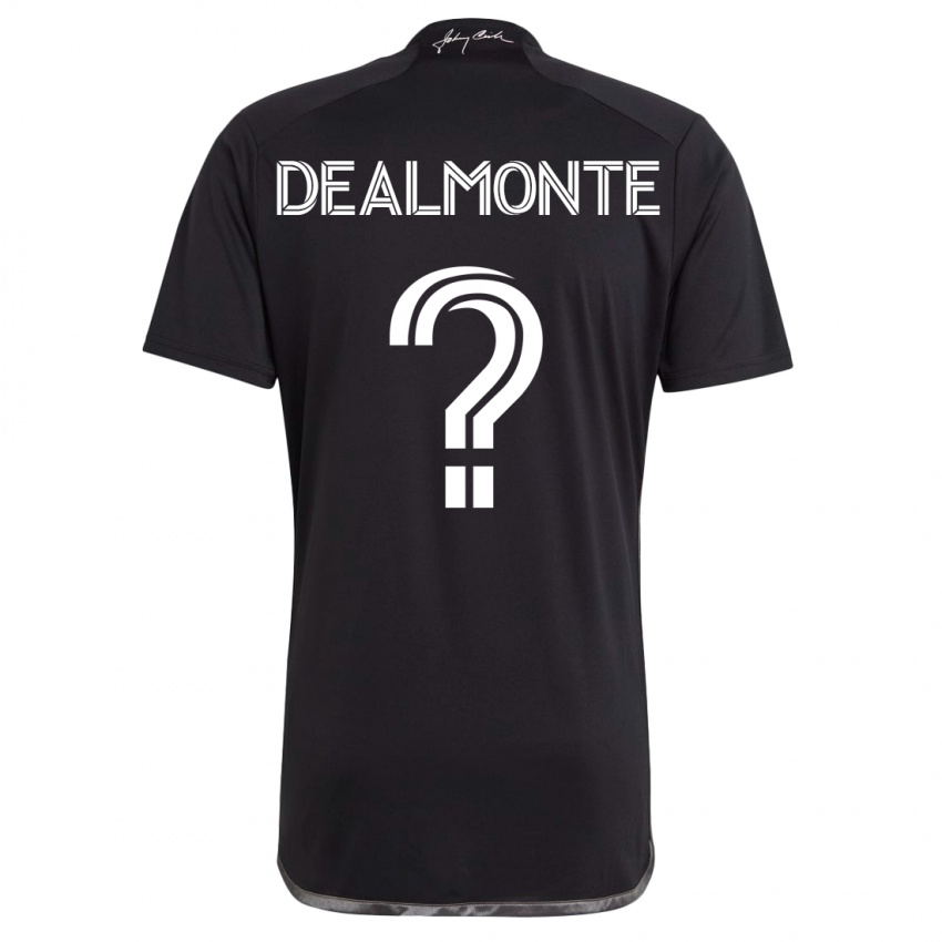 Herren Charly Dealmonte #0 Schwarz Auswärtstrikot Trikot 2023/24 T-Shirt