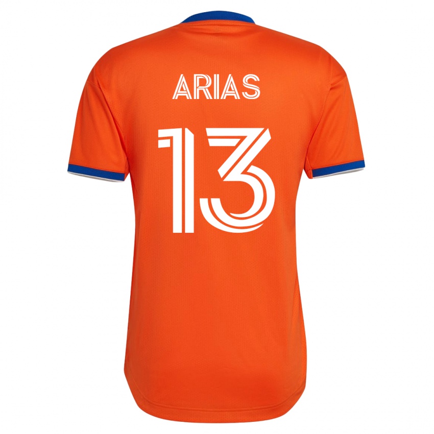 Herren Santiago Arias #13 Weiß Auswärtstrikot Trikot 2023/24 T-Shirt