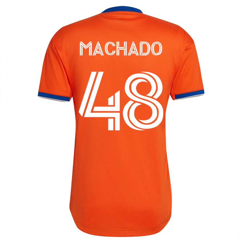 Herren Juan Machado #48 Weiß Auswärtstrikot Trikot 2023/24 T-Shirt