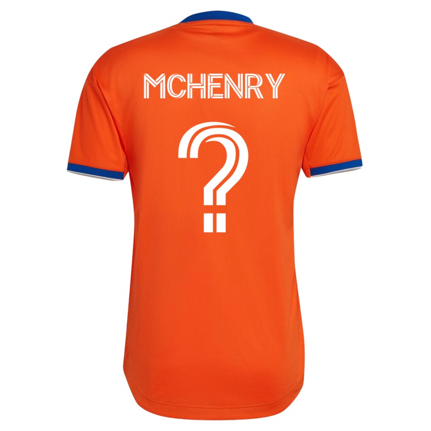 Herren Nicholas Mchenry #0 Weiß Auswärtstrikot Trikot 2023/24 T-Shirt