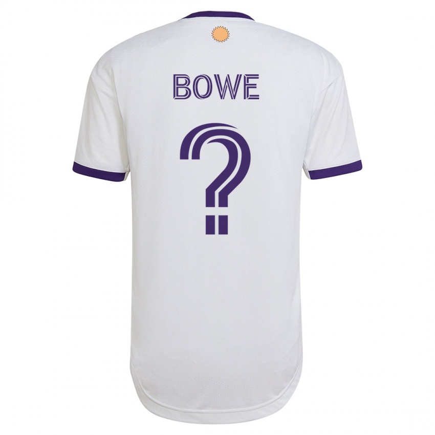 Herren Thomas Bowe #0 Weiß Auswärtstrikot Trikot 2023/24 T-Shirt