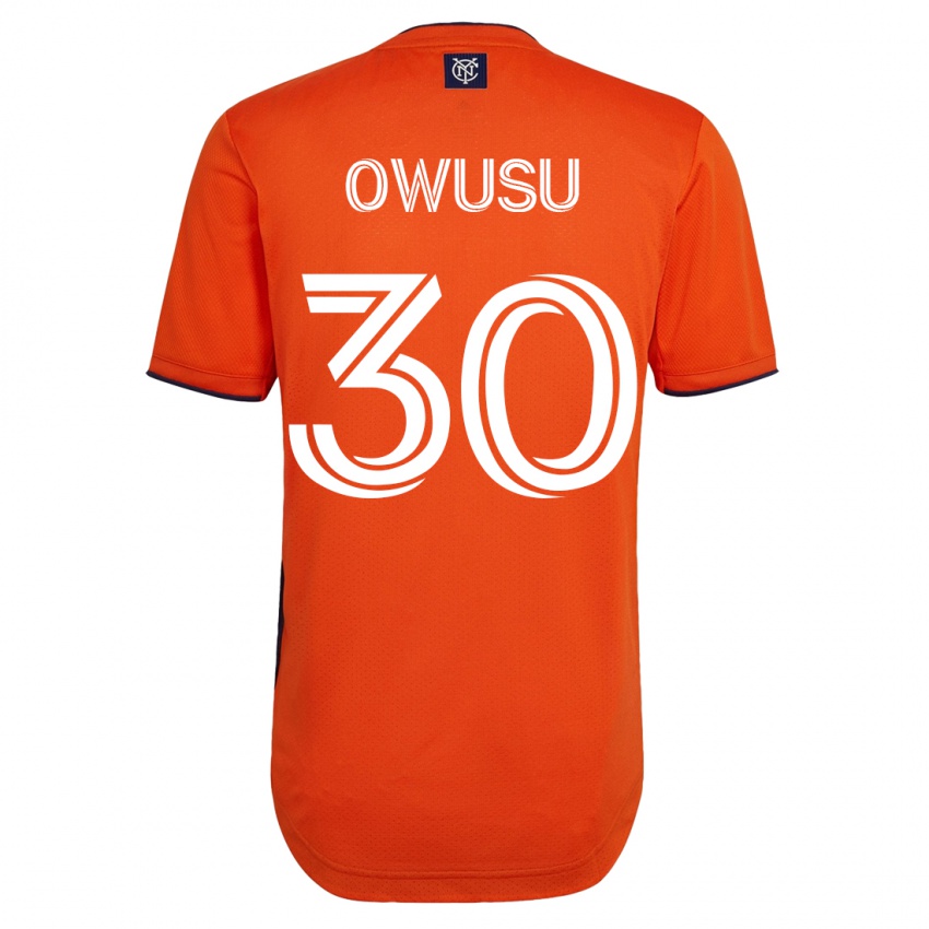 Herren Samuel Owusu #30 Schwarz Auswärtstrikot Trikot 2023/24 T-Shirt