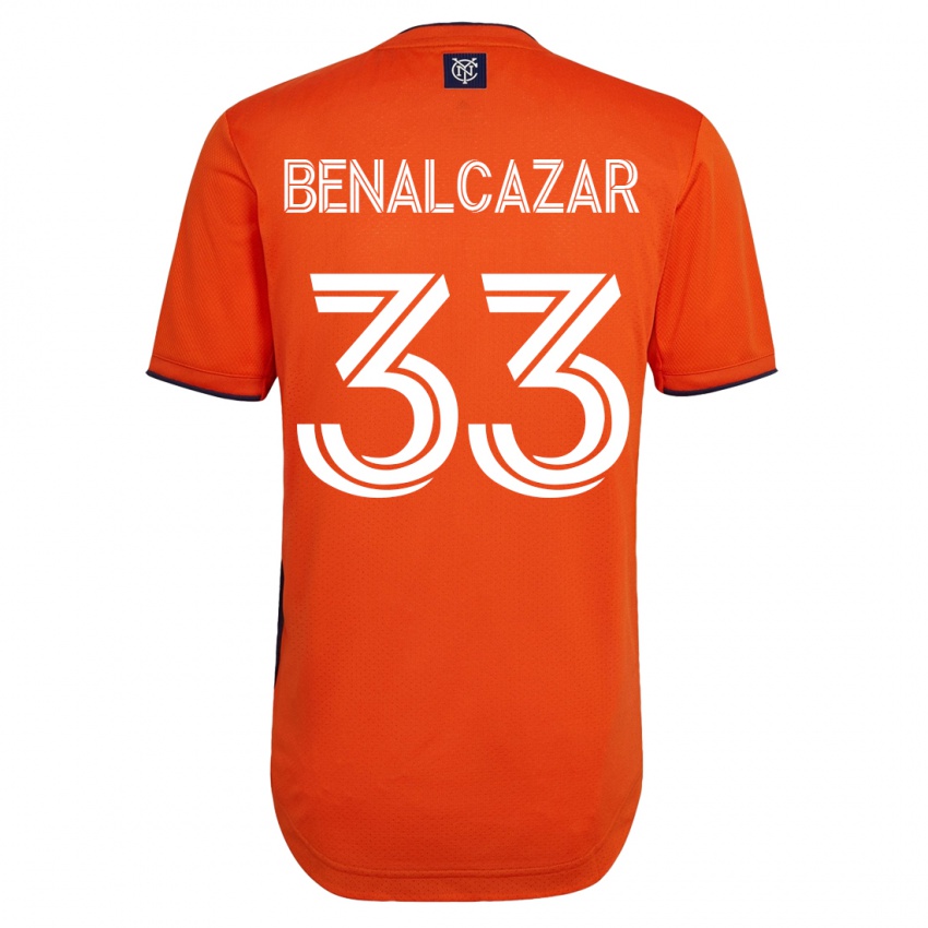 Herren Nico Benalcázar #33 Schwarz Auswärtstrikot Trikot 2023/24 T-Shirt