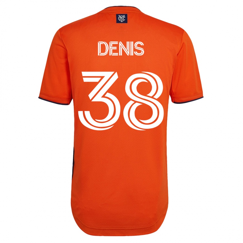 Herren John Denis #38 Schwarz Auswärtstrikot Trikot 2023/24 T-Shirt