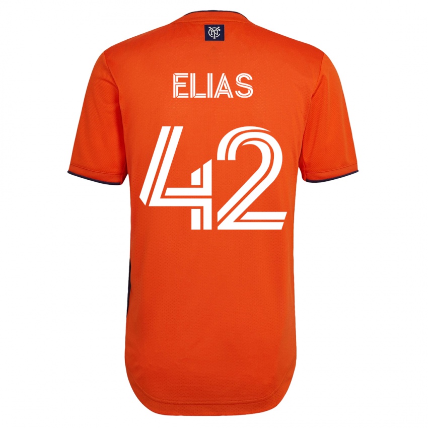 Herren Piero Elias #42 Schwarz Auswärtstrikot Trikot 2023/24 T-Shirt