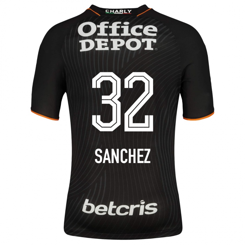 Herren Luis Sanchez #32 Schwarz Auswärtstrikot Trikot 2023/24 T-Shirt
