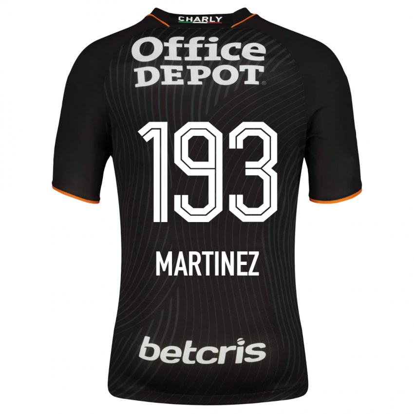 Herren Pedro Martínez #193 Schwarz Auswärtstrikot Trikot 2023/24 T-Shirt