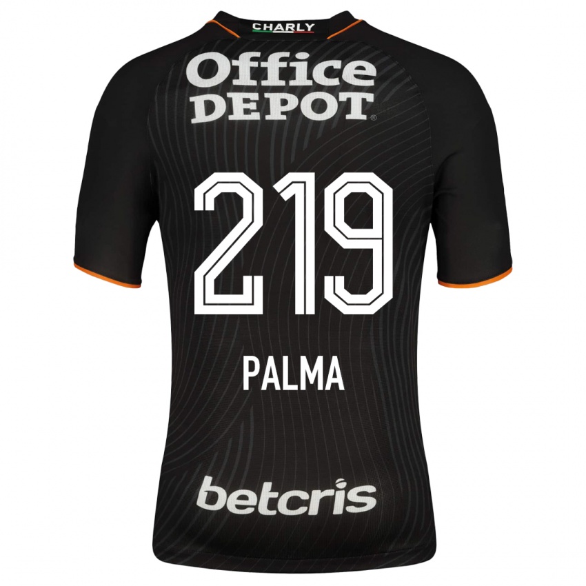 Herren Pablo Palma #219 Schwarz Auswärtstrikot Trikot 2023/24 T-Shirt