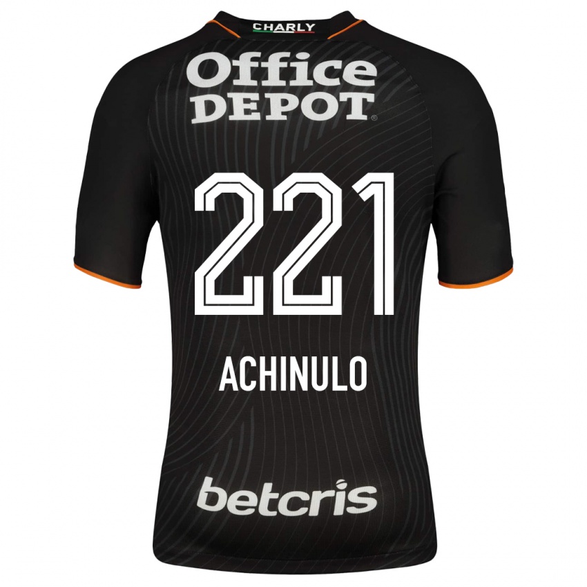 Herren Princewill Achinulo #221 Schwarz Auswärtstrikot Trikot 2023/24 T-Shirt