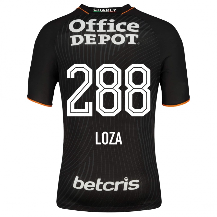 Herren Santino Loza #288 Schwarz Auswärtstrikot Trikot 2023/24 T-Shirt