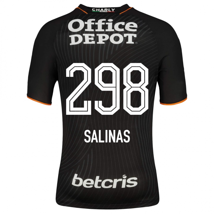 Herren Jesús Salinas #298 Schwarz Auswärtstrikot Trikot 2023/24 T-Shirt