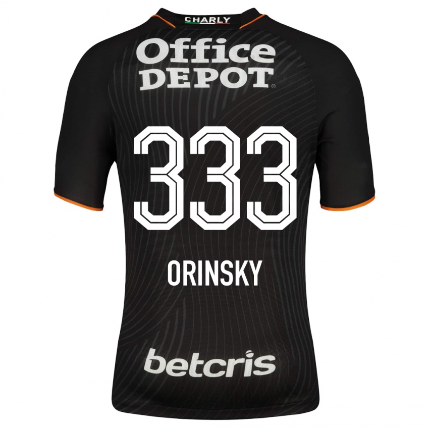 Herren Edson Orinsky #333 Schwarz Auswärtstrikot Trikot 2023/24 T-Shirt