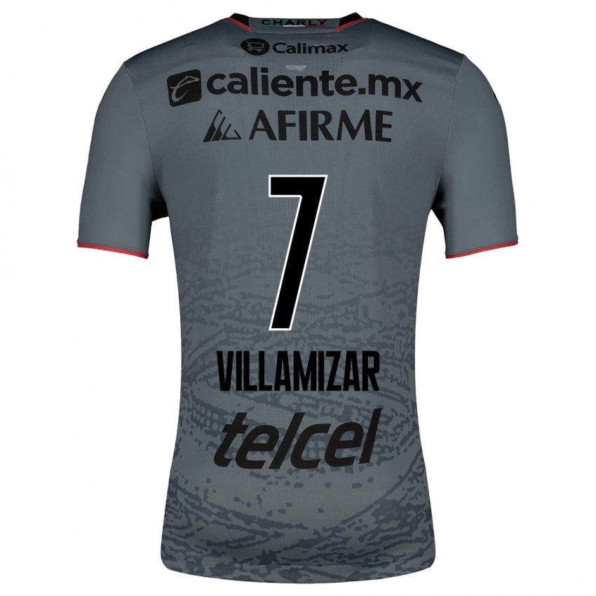 Herren Paola Villamizar #7 Grau Auswärtstrikot Trikot 2023/24 T-Shirt