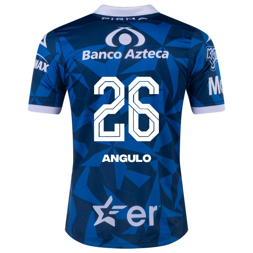 Herren Brayan Angulo #26 Blau Auswärtstrikot Trikot 2023/24 T-Shirt