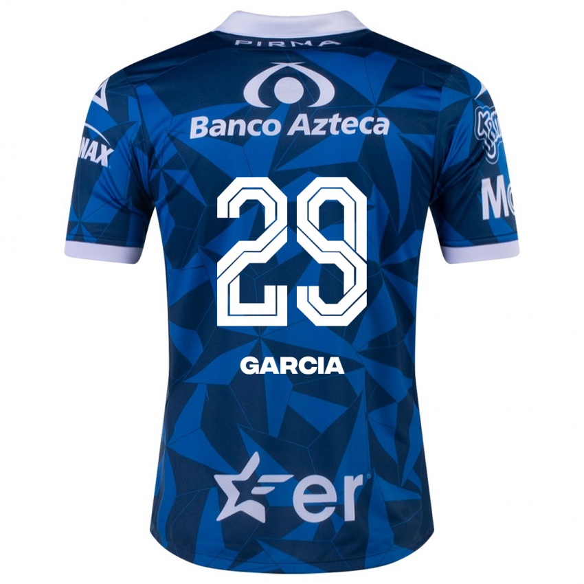 Herren Emiliano García #29 Blau Auswärtstrikot Trikot 2023/24 T-Shirt