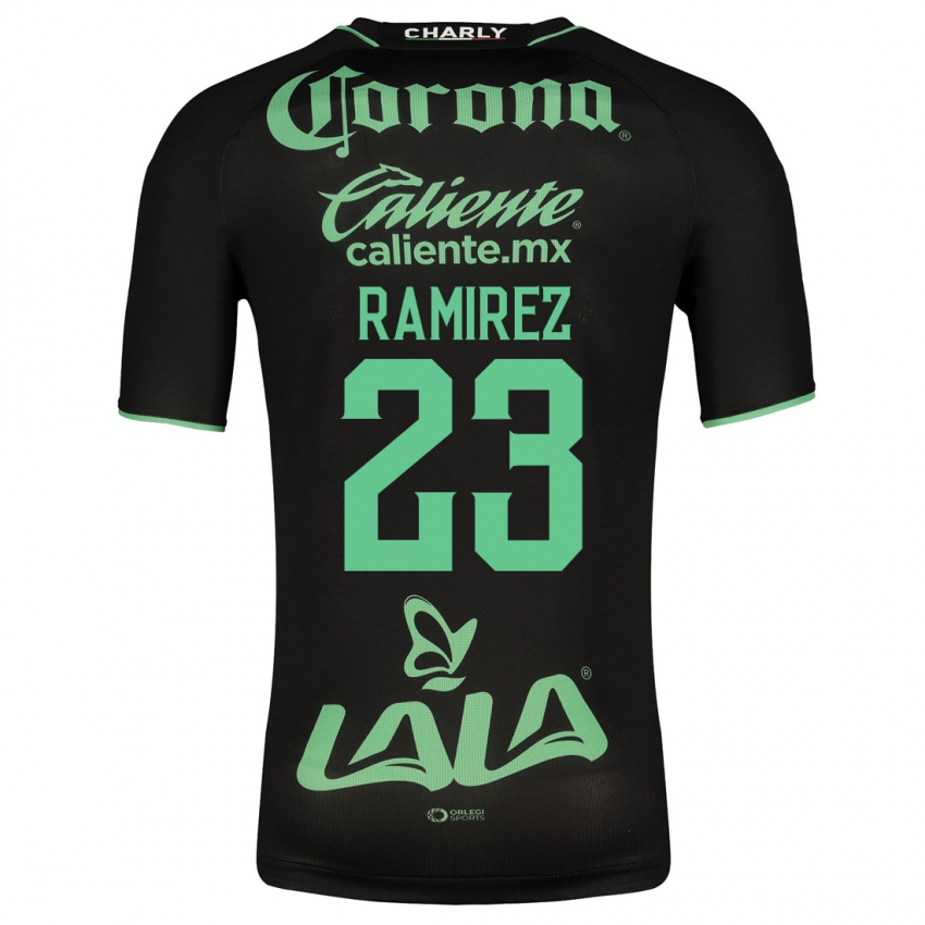 Herren Alexxandra Ramirez #23 Schwarz Auswärtstrikot Trikot 2023/24 T-Shirt