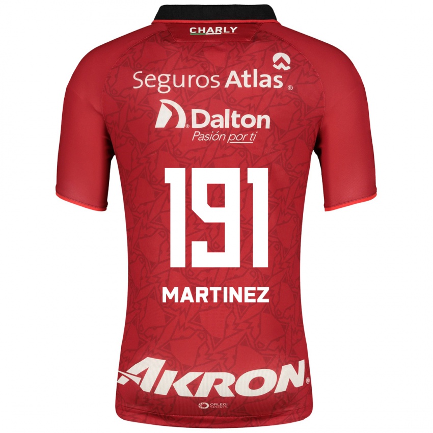 Herren Gustavo Martínez #191 Rot Auswärtstrikot Trikot 2023/24 T-Shirt