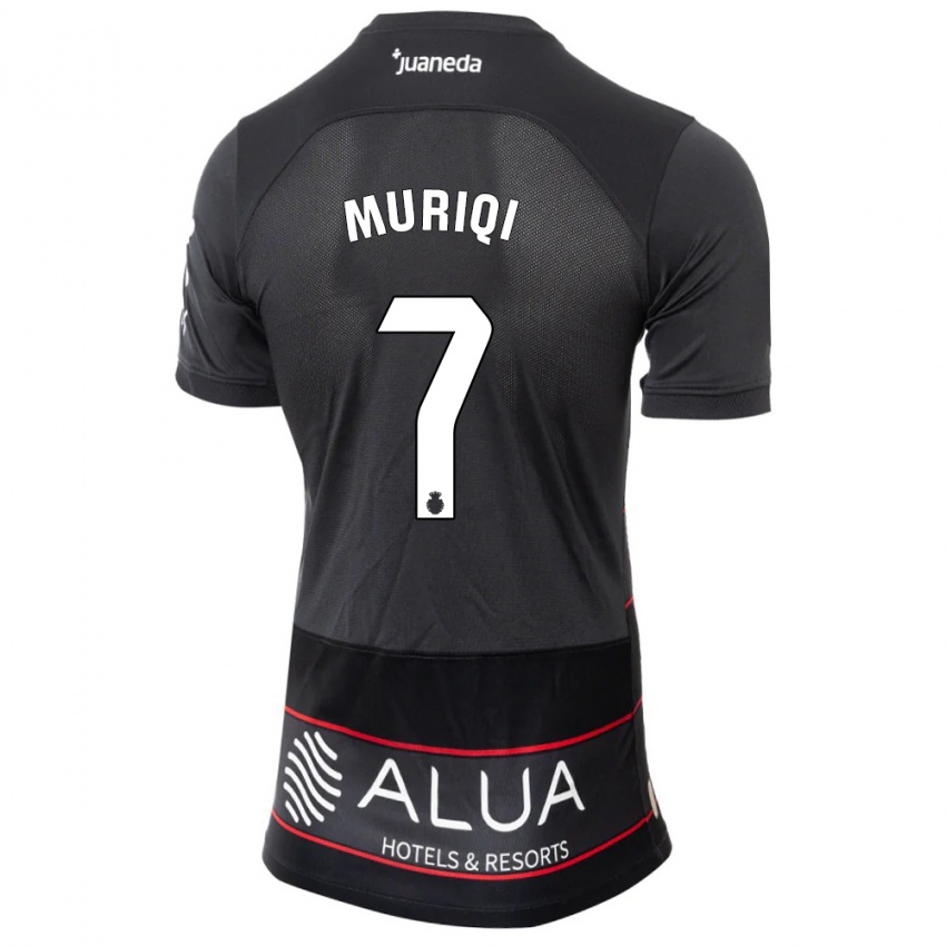 Herren Vedat Muriqi #7 Schwarz Auswärtstrikot Trikot 2023/24 T-Shirt