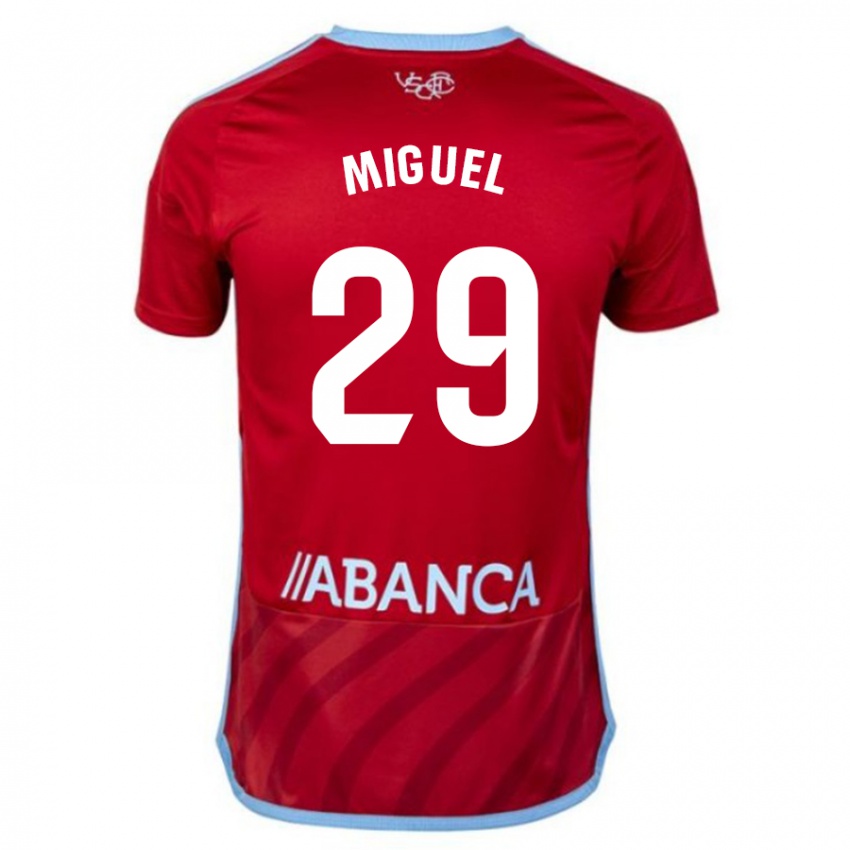 Herren Miguel Rodriguez #29 Rot Auswärtstrikot Trikot 2023/24 T-Shirt
