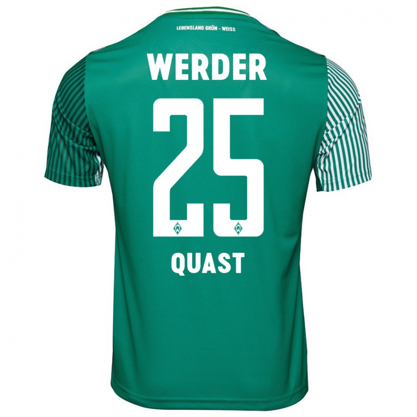 Damen Sönke Quast #25 Grün Heimtrikot Trikot 2023/24 T-Shirt