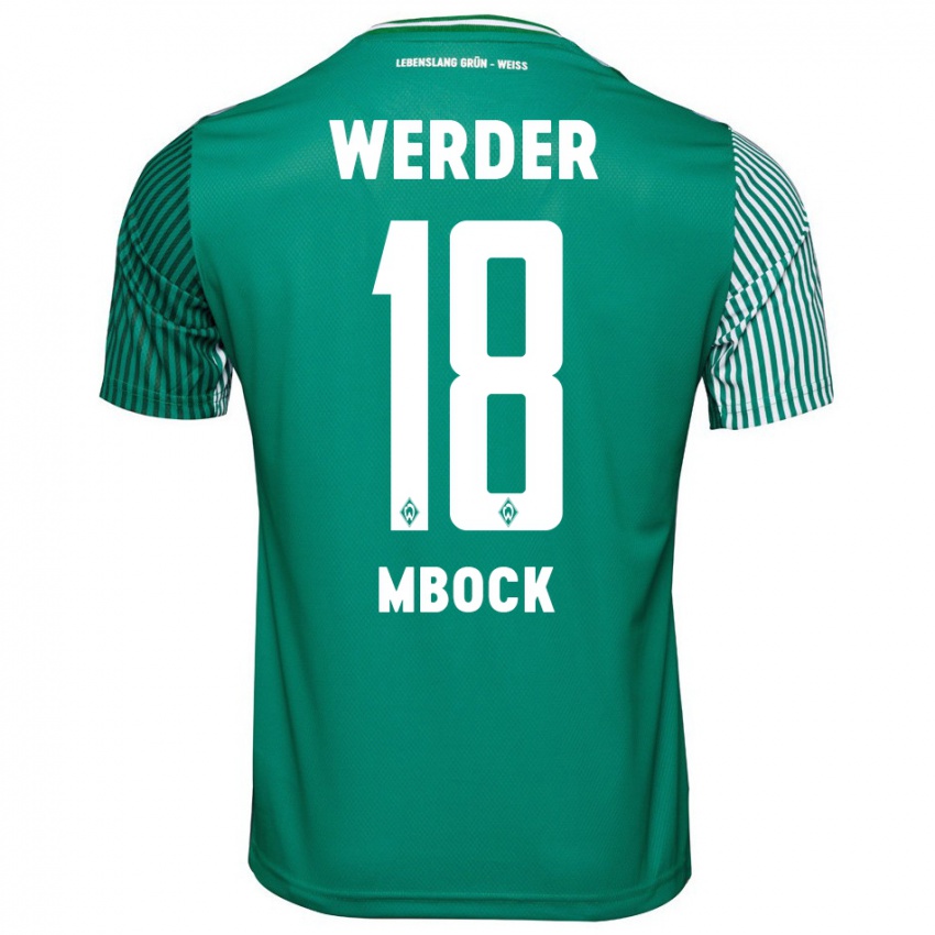 Damen Princewill Mbock #18 Grün Heimtrikot Trikot 2023/24 T-Shirt