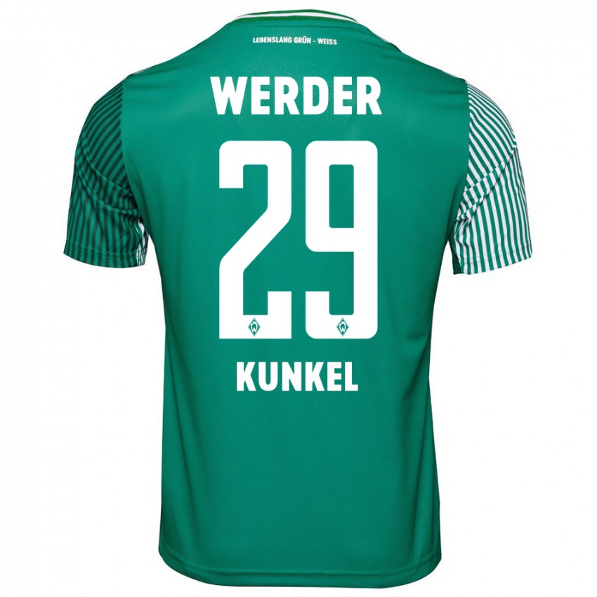 Damen Melina Kunkel #29 Grün Heimtrikot Trikot 2023/24 T-Shirt