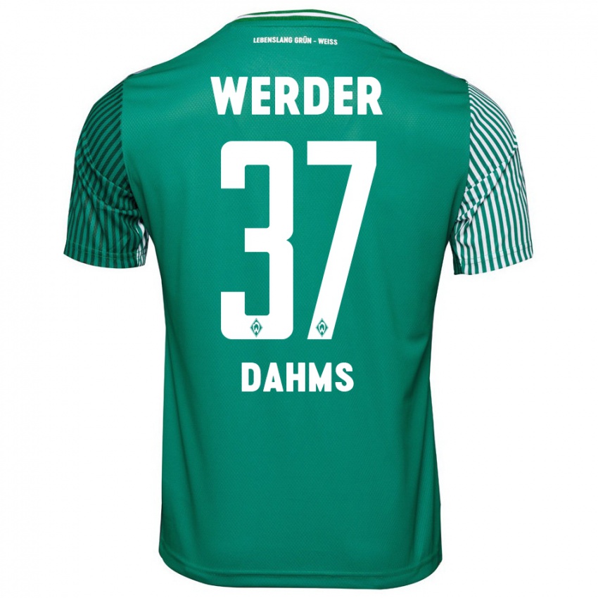 Damen Lena Dahms #37 Grün Heimtrikot Trikot 2023/24 T-Shirt