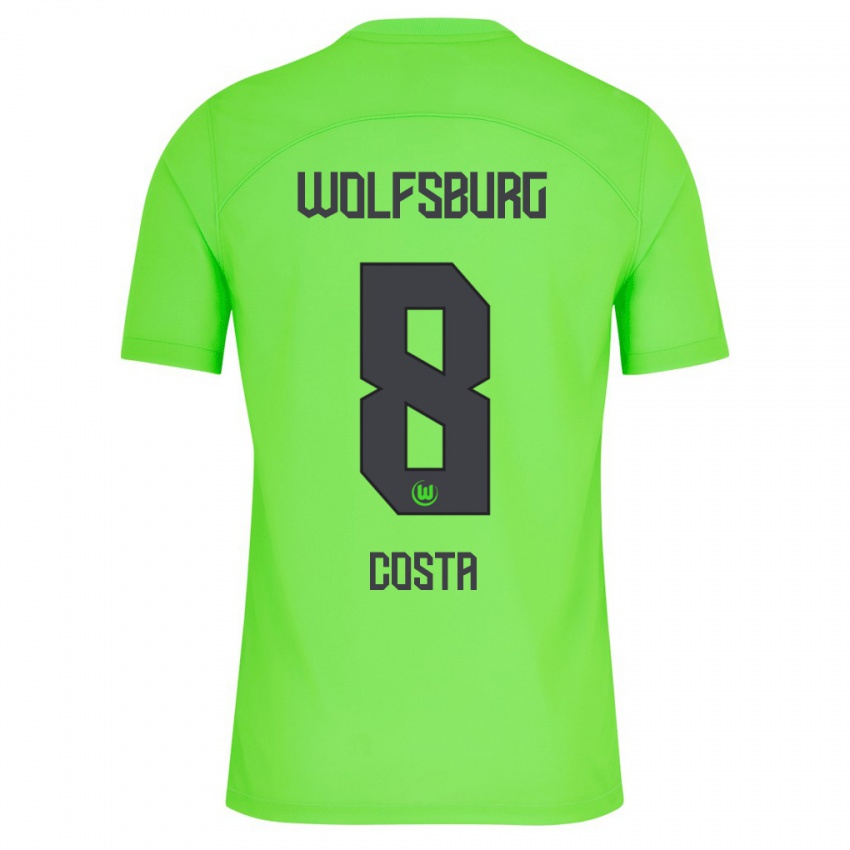 Damen Jesse Costa #8 Grün Heimtrikot Trikot 2023/24 T-Shirt