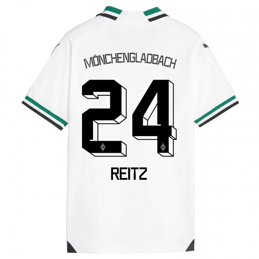 Damen Tony Reitz #24 Weiß Grün Heimtrikot Trikot 2023/24 T-Shirt