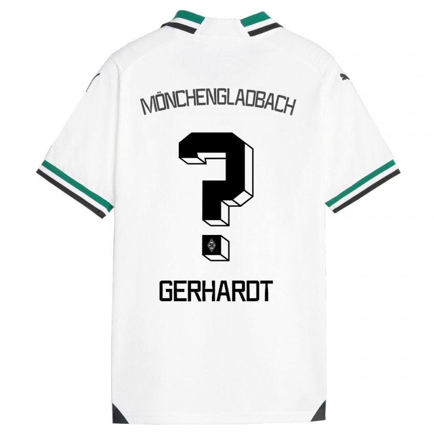 Damen Konstantin Gerhardt #0 Weiß Grün Heimtrikot Trikot 2023/24 T-Shirt