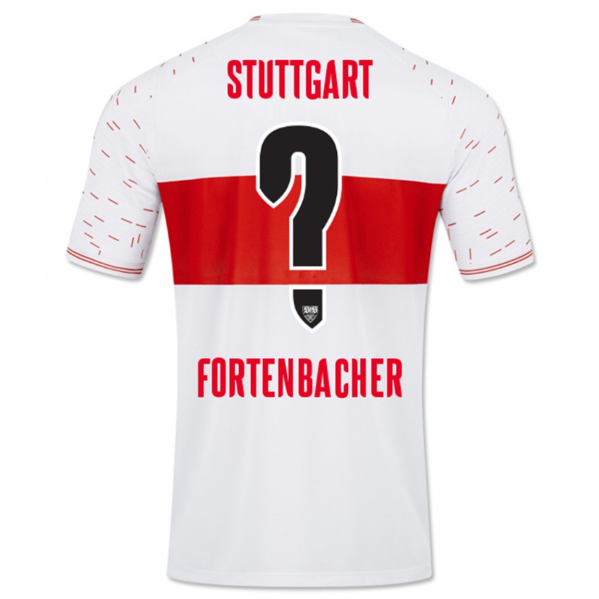 Damen Jannik Fortenbacher #0 Weiß Heimtrikot Trikot 2023/24 T-Shirt