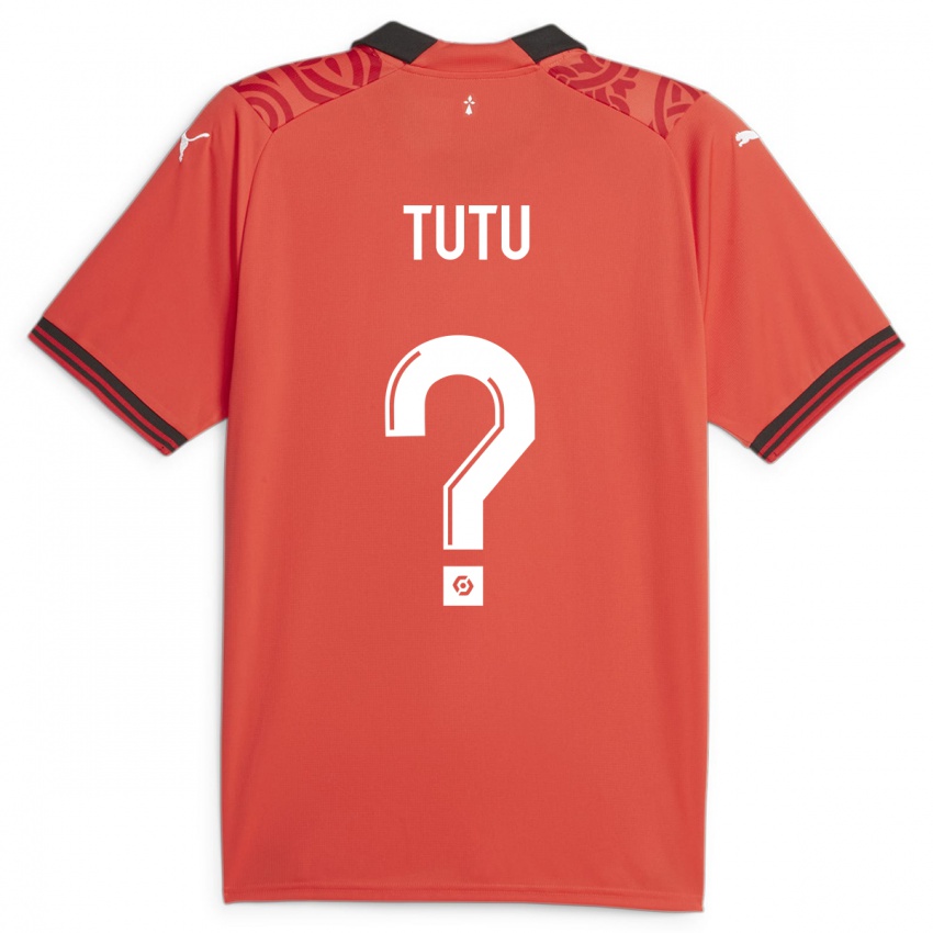 Damen Gabriel Tutu #0 Rot Heimtrikot Trikot 2023/24 T-Shirt
