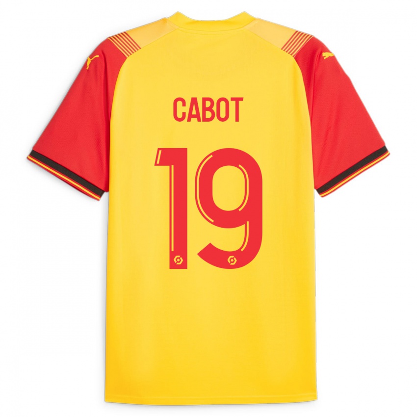 Damen Jimmy Cabot #19 Gelb Heimtrikot Trikot 2023/24 T-Shirt