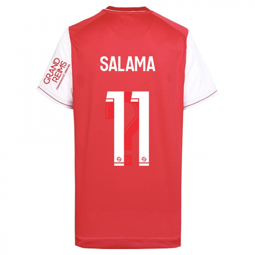 Damen Amine Salama #11 Rot Heimtrikot Trikot 2023/24 T-Shirt