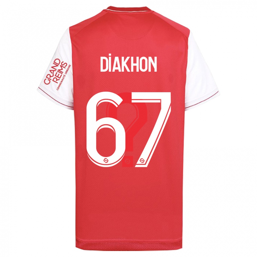 Damen Mamadou Diakhon #67 Rot Heimtrikot Trikot 2023/24 T-Shirt