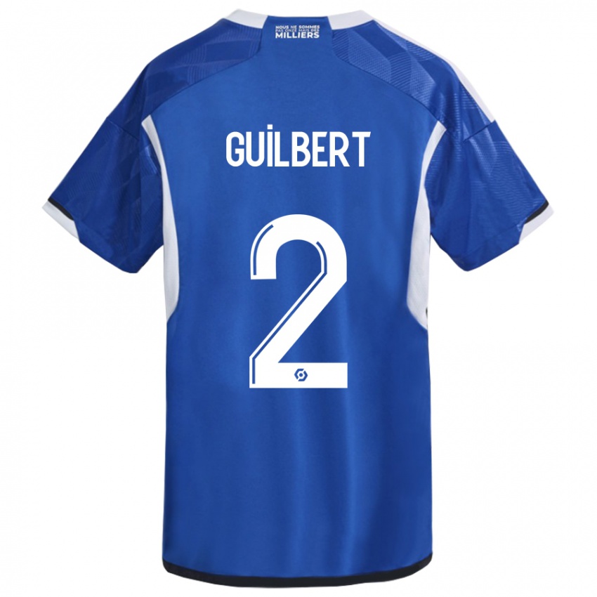 Damen Frederic Guilbert #2 Blau Heimtrikot Trikot 2023/24 T-Shirt