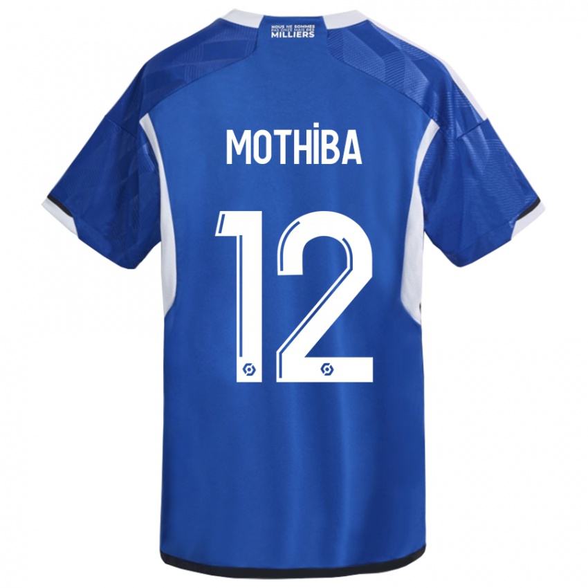 Damen Lebo Mothiba #12 Blau Heimtrikot Trikot 2023/24 T-Shirt