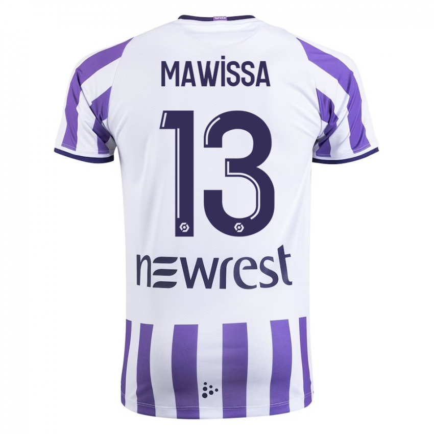 Damen Christian Mawissa Elebi #13 Weiß Heimtrikot Trikot 2023/24 T-Shirt