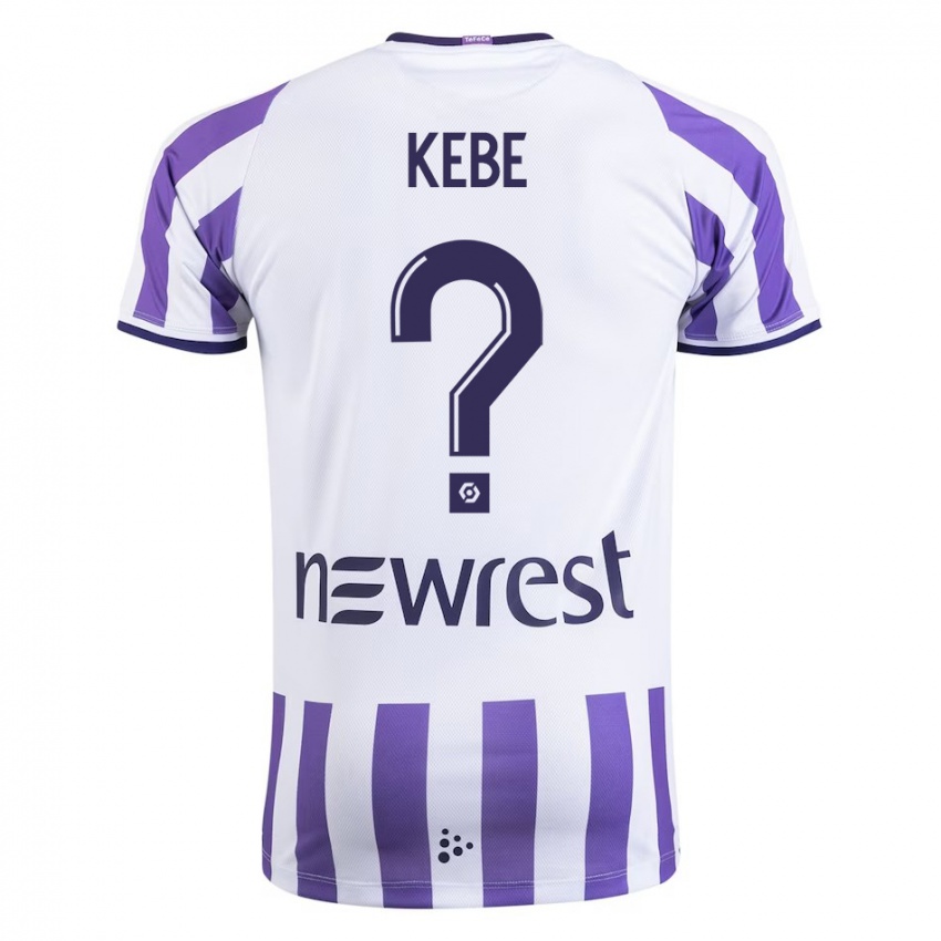 Damen Mamadou Kébé #0 Weiß Heimtrikot Trikot 2023/24 T-Shirt