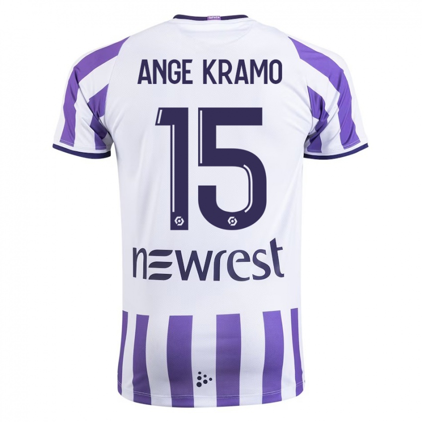 Damen Marie Ange Kramo #15 Weiß Heimtrikot Trikot 2023/24 T-Shirt