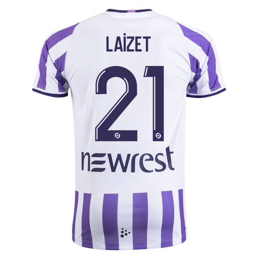 Damen Emma Laizet #21 Weiß Heimtrikot Trikot 2023/24 T-Shirt