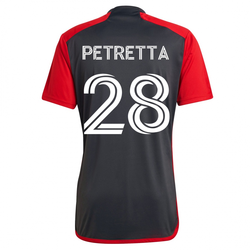 Damen Raoul Petretta #28 Grau Heimtrikot Trikot 2023/24 T-Shirt