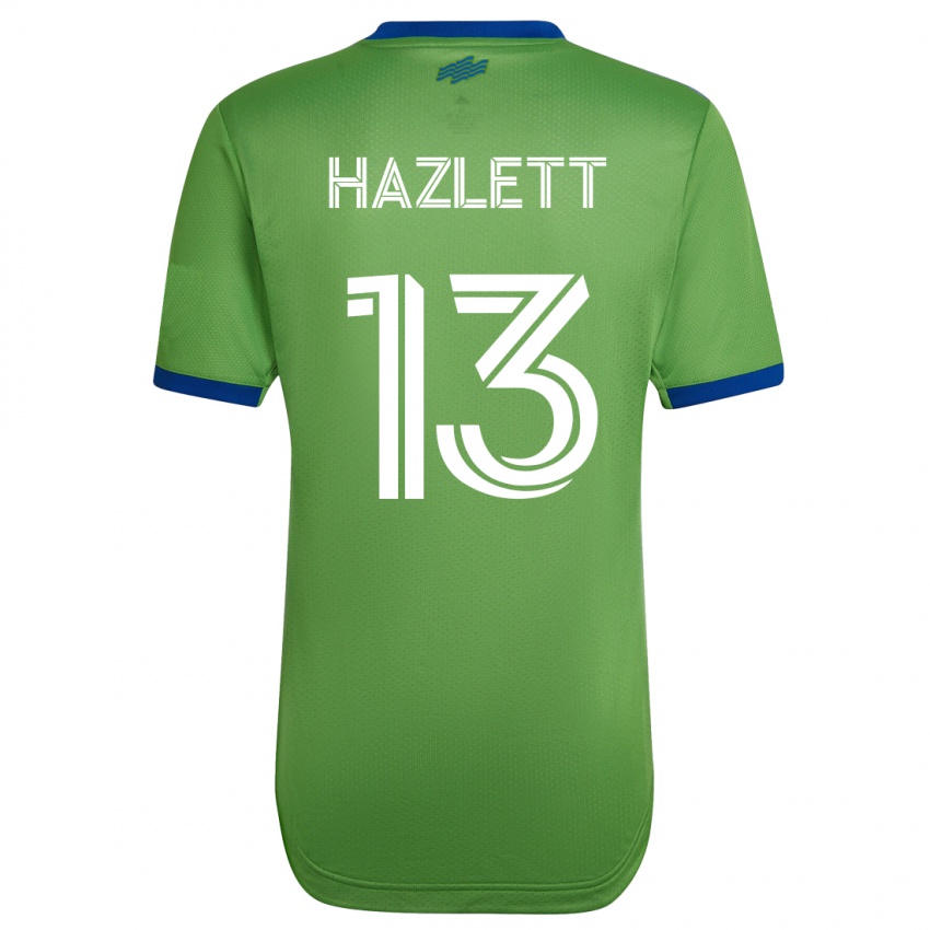 Damen Kimberly Hazlett #13 Grün Heimtrikot Trikot 2023/24 T-Shirt