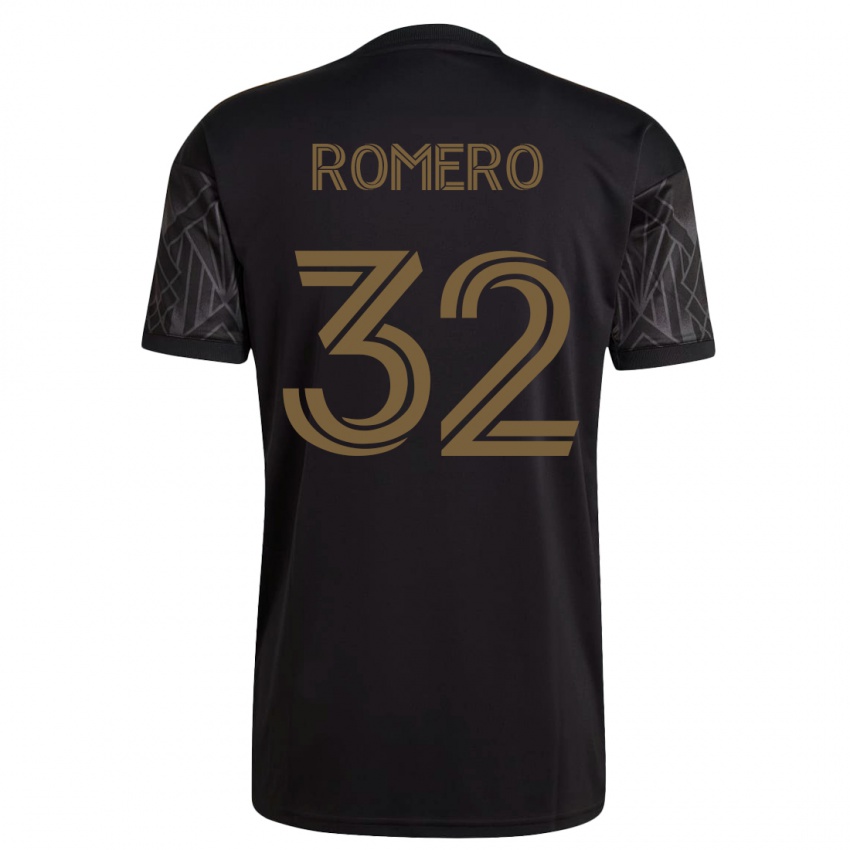 Damen Abraham Romero #32 Schwarz Heimtrikot Trikot 2023/24 T-Shirt