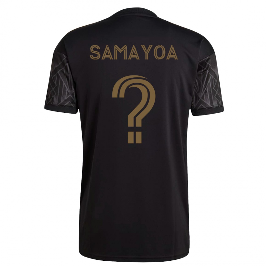 Damen Adriano Samayoa #0 Schwarz Heimtrikot Trikot 2023/24 T-Shirt